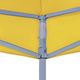 vidaXL VidaXL Dach namiotu imprezowego, 3 x 3 m, żółty, 270 g/m 4
