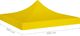 vidaXL VidaXL Dach namiotu imprezowego, 3 x 3 m, żółty, 270 g/m 5