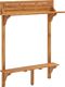 vidaXL Barowy stolik balkonowy 90x37x1225 cm lite drewno akacjowe VidaXL 1