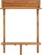 vidaXL Barowy stolik balkonowy 90x37x1225 cm lite drewno akacjowe VidaXL 2