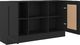 vidaXL Szafka czarna 120 x 305 x 70 cm płyta wiórowa VidaXL 4