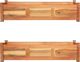 vidaXL Podwyższone donice 2 szt. drewno akacjowe 100x30x25 cm VidaXL 1