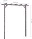 vidaXL Pergola ogrodowa szara 200x40x205 cm impregnowana sosna VidaXL 4