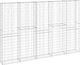 vidaXL Ściana gabionowa z pokrywami galwanizowana stal 300x30x200 cm VidaXL 2