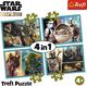 Trefl Puzzle 4w1 Mandalorian i jego świat Star Wars 1