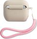 Guess Etui ochronne GUACAPLSVSGP Silicone Vintage do AirPods Pro szaro-różowe 2