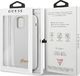 Guess Etui Guess GUHCP12LLSLMGWH Apple iPhone 12 Pro Max biały/white hardcase Metal Logo Script 8