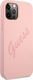 Guess Etui Guess GUHCP12LLSVSPI Apple iPhone 12 Pro Max różowy/pink hardcase Script Vintage 4