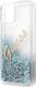 Guess Etui Guess GUHCP12MGLVSBL Apple iPhone 12/12 Pro niebieski/blue hardcase Glitter Vintage Script 7