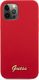 Guess Etui Guess GUHCP12MLSLMGRE Apple iPhone 12/12 Pro czerwony/red hardcase Metal Logo Script 3