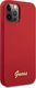 Guess Etui Guess GUHCP12MLSLMGRE Apple iPhone 12/12 Pro czerwony/red hardcase Metal Logo Script 4