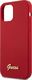 Guess Etui Guess GUHCP12MLSLMGRE Apple iPhone 12/12 Pro czerwony/red hardcase Metal Logo Script 6