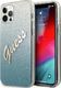 Guess Etui Guess GUHCP12MPCUGLSBL Apple iPhone 12/12 Pro niebieski/blue hardcase Glitter Gradient Script 1