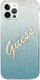 Guess Etui Guess GUHCP12MPCUGLSBL Apple iPhone 12/12 Pro niebieski/blue hardcase Glitter Gradient Script 3