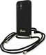 Guess Etui Guess GUHCP12SLSCLMGBK Apple iPhone 12 mini czarny/black hardcase Metal Logo Cord 1