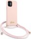 Guess Etui Guess GUHCP12SLSCLMGLP Apple iPhone 12 mini różowy/pink hardcase Metal Logo Cord 3