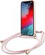 Guess Etui Guess GUHCP12SLSCLMGLP Apple iPhone 12 mini różowy/pink hardcase Metal Logo Cord 4