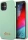 Guess Etui Guess GUHCP12SLSLMGGN Apple iPhone 12 mini zielony/green hardcase Metal Logo Script 1