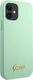 Guess Etui Guess GUHCP12SLSLMGGN Apple iPhone 12 mini zielony/green hardcase Metal Logo Script 4