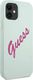 Guess Etui Guess GUHCP12SLSVSBF Apple iPhone 12 mini niebieski fuksja/blue fuschia hardcase Silicone Vintage 4