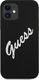 Guess Etui Guess GUHCP12SLSVSBW Apple iPhone 12 mini czarno biały/black white hardcase Silicone Vintage 3