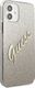 Guess Etui Guess GUHCP12SPCUGLSGO Apple iPhone 12 mini złoty/gold hardcase Glitter Gradient Script 4