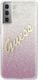 Guess Etui Guess GUHCS21MPCUGLSPI Samsung Galaxy S21+ Plus różowy/pink hardcase Glitter Gradient Script 3