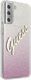 Guess Etui Guess GUHCS21MPCUGLSPI Samsung Galaxy S21+ Plus różowy/pink hardcase Glitter Gradient Script 4