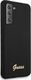 Guess Etui Guess GUHCS21SLSLMGBK Samsung Galaxy S21 czarny/black hardcase Silicone Script Metal Logo 4