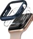 Ringke Etui Nakładka Ringke Slim Apple Watch 44mm Metallic Blue + Clear [2 PACK] 1