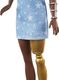 Lalka Barbie Mattel Lalka Barbie Fashionista błękitna sukienka 5