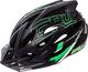 Meteor Kask rowerowy czarno-zielony r. M 1
