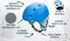Meteor KASK NARCIARSKI METEOR KIONA niebieski/biały XS 5