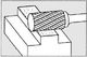 Format Mały frez trzpieniowy ze stopów twardych, cylindryczny 0607 C 3mm 6x7mm FORMAT 1