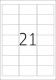 Herma Etykiety foliowe 4103, A4, 63.5 x 38.1 mm, folia złota błyszcząca, 525 szt (4103) 1