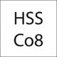 Format Frez Trzpieniowy HSS Co8 z Powłoką TiAIN DIN 884-K FORMAT 7