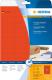Herma Etykiety kolorowe A4, papier matowy czerwony, 960 szt (4367) 1