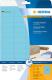 Herma Etykiety kolorowe 4368, A4, 45,7 x 21,2 mm, papier matowy niebieski, 960 szt (4368) 1