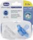 Chicco 7322121-SMOCZEK DO USPOKAJANIA PHYSIO MINI SOFT SILIK 0-2 M 2 SZT CHŁOPIEC 1