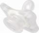 Chicco 7322121-SMOCZEK DO USPOKAJANIA PHYSIO MINI SOFT SILIK 0-2 M 2 SZT CHŁOPIEC 7