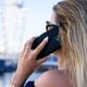 Surazo Etui na telefon Surazo ze skóry naturalnej Wallet case - Nubuk Czarny i Orzechowy 4