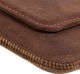 Surazo Etui do telefonu Surazo skóra naturalna Belt case - Nubuk Orzechowy 5