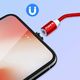 Kabel USB Kaku USB-A - Lightning 1 m Czerwony (6921042112176) 3