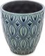 Art-Pol Osłonka Ozdobna Doniczka Ceramiczna Granatowa 12cm 1