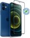 Crong Crong Anti-Bacterial 3D Armour Glass Szkło hartowane 9H na cały ekran iPhone 12 Mini + ramka instalacyjna 1
