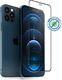 Crong Crong Anti-Bacterial 3D Armour Glass Szkło hartowane 9H na cały ekran iPhone 12 / iPhone 12 Pro + ramka instalacyjna 1