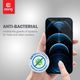 Crong Crong Anti-Bacterial 3D Armour Glass Szkło hartowane 9H na cały ekran iPhone 12 Pro Max + ramka instalacyjna 4