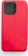 Beline Beline Etui Book Magnetic Redmi Note 9T Pro czerwony/red 3