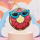 Powerbank Babaco Brelok Donut 2200 mAh Różowy  (4000000000) 5