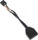 SilverStone USB 19 pin - USB 9 pin, 0.1m, Czarny (G11303050-RT) 5